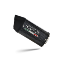 Exhaust compatible with Suzuki Gsx-S 1000 2015-2016, Furore Poppy, Homologated legal slip-on exhaust including removable db killer and link pipe 