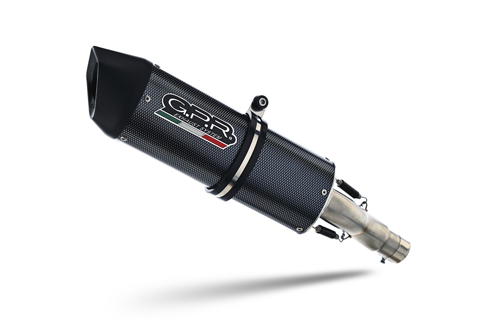 Scarico compatibile con Fantic Motor XMF 125 2025-2026, Furore Evo4 Poppy, Terminale di scarico omologato,fornito con db killer estraibile,catalizzatore e collettore