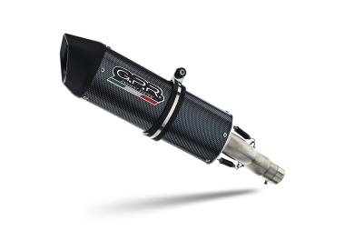 Scarico compatibile con Beta Alp 4.0 2005-2016, Furore Poppy, Terminale di scarico omologato,fornito con db killer estraibile,catalizzatore e collettore