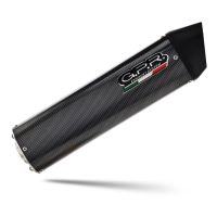 Scarico compatibile con Moto Guzzi Breva 1200 2007-2012, Furore Poppy, Scarico omologato, silenziatore con db killer estraibile e raccordo specifico