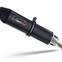 Scarico compatibile con Kawasaki Klx 300 R 1994-2006, Furore Poppy, Scarico omologato, silenziatore con db killer estraibile e raccordo specifico