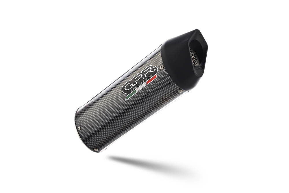 Exhaust compatible with Yamaha Xt 1200 Z Supertenere 2017-2020, Furore Evo4 Poppy, Homologated legal slip-on exhaust including removable db killer and link pipe 