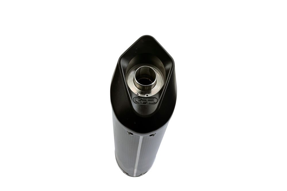 Scarico compatibile con Benelli Bn 302 S 2015-2016, Furore Poppy, Scarico omologato, silenziatore con db killer estraibile e raccordo specifico