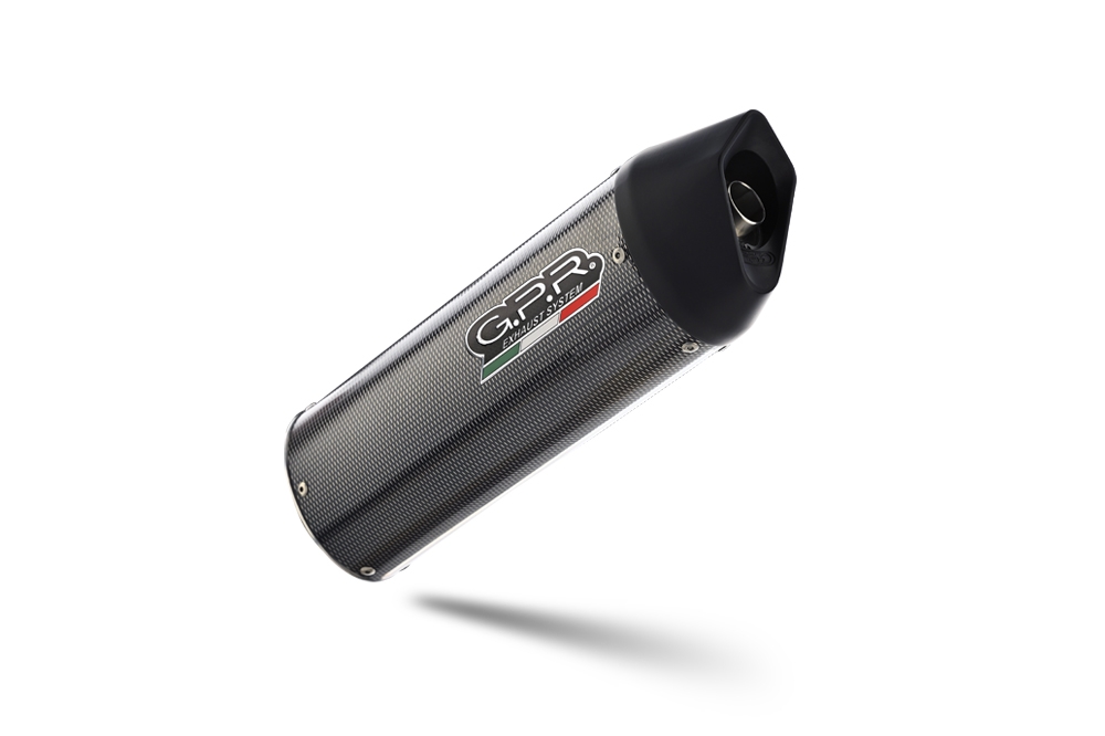 Scarico compatibile con Moto Guzzi Breva 1200 2007-2012, Furore Poppy, Scarico omologato, silenziatore con db killer estraibile e raccordo specifico
