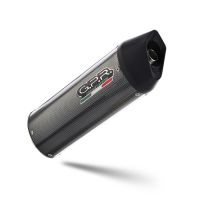 Scarico compatibile con Moto Guzzi Breva 1200 2007-2012, Furore Poppy, Scarico omologato, silenziatore con db killer estraibile e raccordo specifico