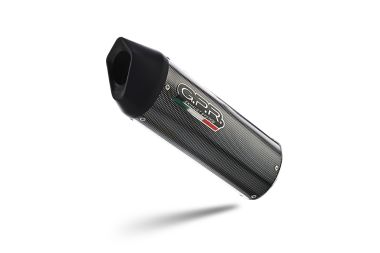 Scarico compatibile con Yamaha Mt-10 2016-2024, Furore Poppy, Scarico racing semi completo con collettore specifico