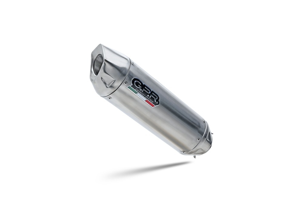 Scarico GPR compatibile con  Suzuki V-Strom 650 2021-2025, Furore-X Inox, Scarico semi-completo omologato,fornito con db killer estraibile,catalizzatore e collettore