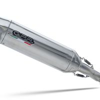 Scarico GPR compatibile con  Suzuki V-Strom 650 2021-2025, Furore-X Inox, Scarico semi-completo omologato,fornito con db killer estraibile,catalizzatore e collettore