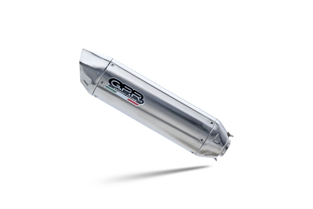 Scarico GPR compatibile con  Suzuki V-Strom 650 2021-2025, Furore-X Inox, Scarico semi-completo omologato,fornito con db killer estraibile,catalizzatore e collettore