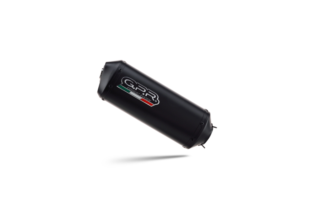 Scarico compatibile con Kawasaki Versys 650 2006-2014, Ghisa , Scarico omologato, silenziatore con db killer estraibile e raccordo specifico