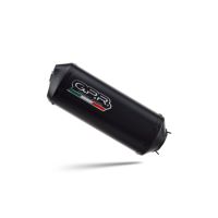 Scarico compatibile con Kawasaki Versys 650 2006-2014, Ghisa , Scarico omologato, silenziatore con db killer estraibile e raccordo specifico