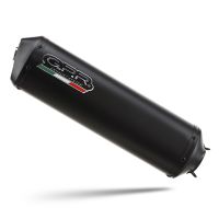 Exhaust compatible with Honda Dominator Nx 650 1988-2001, Ghisa , Homologated legal mid-full system exhaust including removable db killer 