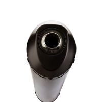 Scarico compatibile con Kawasaki Versys 650 2006-2014, Ghisa , Scarico omologato, silenziatore con db killer estraibile e raccordo specifico