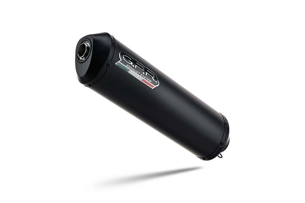 Exhaust compatible with Honda Dominator Nx 650 1988-2001, Ghisa , Homologated legal mid-full system exhaust including removable db killer 
