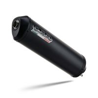 Scarico compatibile con Honda Cmx 300 Rebel 2017-2020, Ghisa , Scarico omologato, silenziatore con db killer estraibile e raccordo specifico