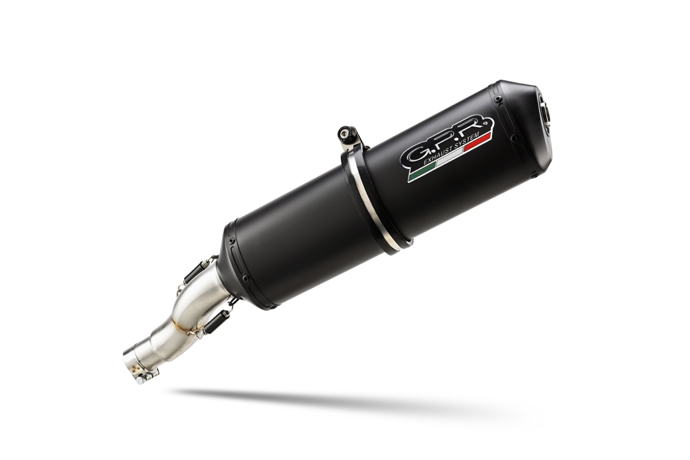 Exhaust compatible with Bmw R 1150 R 2000-2006, Ghisa , Homologated legal slip-on exhaust including removable db killer and link pipe 