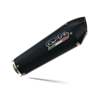 Scarico compatibile con Ducati Multistrada 620 2005-2007, Gpe Ann. Black titanium, Coppia di terminali di scarico omologati, forniti con db killer removibili e raccordi specifici