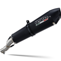 Scarico compatibile con Gilera Gp 800 2008-2013, Gpe Ann. Black titanium, Scarico semi-completo omologato,fornito con db killer estraibile,catalizzatore e collettore