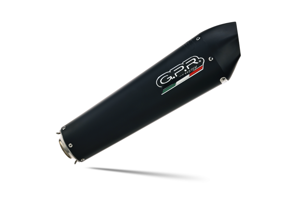 Scarico compatibile con Gilera Gp 800 2008-2013, Gpe Ann. Black titanium, Scarico semi-completo omologato,fornito con db killer estraibile,catalizzatore e collettore