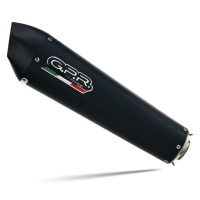 Scarico compatibile con Suzuki V-Strom 650 2021-2025, GP Evo4 Black Titanium, Scarico semi-completo omologato,fornito con db killer estraibile,catalizzatore e collettore