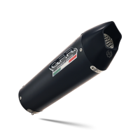 Exhaust compatible with Ktm Enduro 690 R 2019-2020, GP Evo4 Black Titanium, Homologated legal slip-on exhaust including removable db killer, link pipe and catalyst 