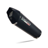 Scarico compatibile con Ktm Adventure 790 2018-2020, GP Evo4 Black Titanium, Scarico omologato, silenziatore con db killer estraibile e raccordo specifico