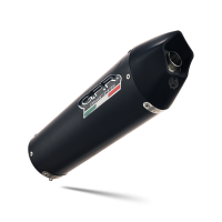 Scarico compatibile con Gilera Gp 800 2008-2013, Gpe Ann. Black titanium, Scarico semi-completo omologato,fornito con db killer estraibile,catalizzatore e collettore