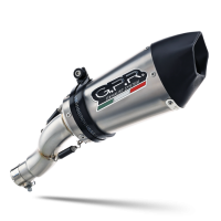 Scarico compatibile con Bmw R Nine-T 1200 -Pure -Racer -Urban G-S 2017-2023, GP Evo4 Titanium, Scarico omologato, silenziatore con db killer estraibile e raccordo specifico