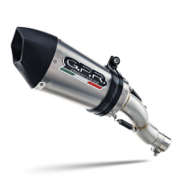 Scarico compatibile con Bmw S 1000 Rr 2009-2011, Gpe Ann. titanium, Terminale di scarico racing, con raccordo, senza omologazione