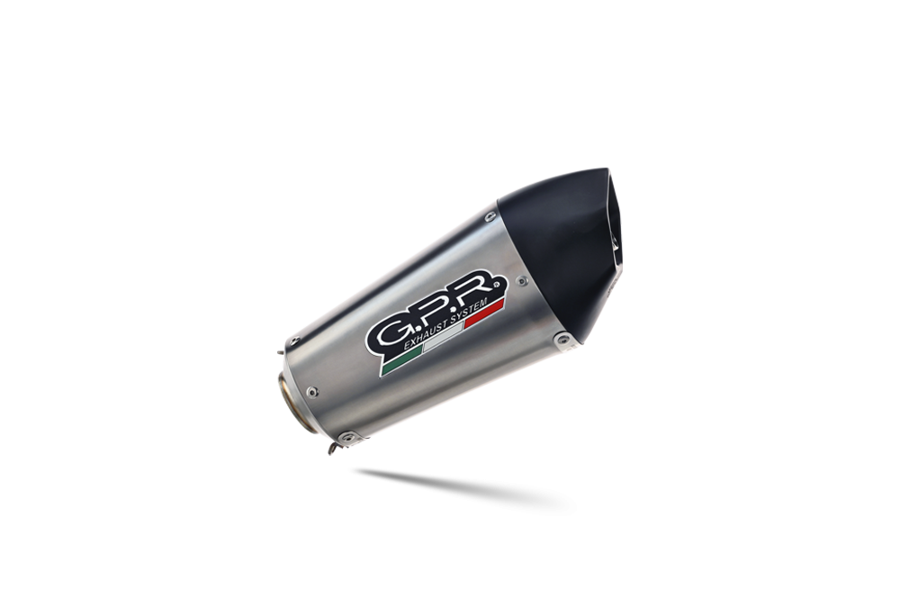 Scarico compatibile con Kawasaki Z 1000 2010-2013, Gpe Ann. titanium, Coppia di terminali di scarico omologati, forniti con db killer removibili e raccordi specifici