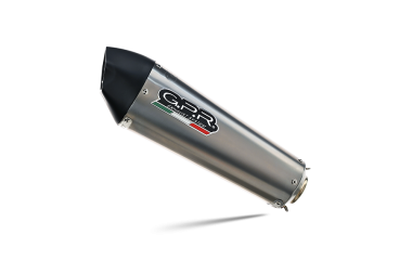 Exhaust compatible with Triumph Tiger 900 GT / Pro / Rally Pro 2024-2025, GP Evo4 Titanium, Homologated legal slip-on exhaust including removable db killer and link pipe 
