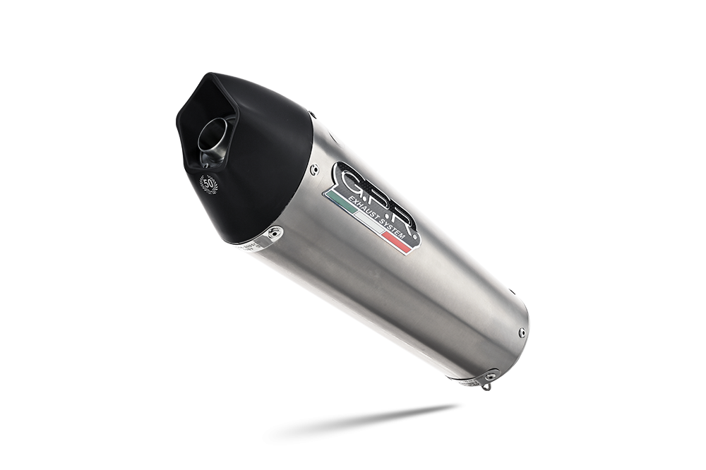 Exhaust compatible with Suzuki Sv 650 - S 1999-2002, Gpe Ann. titanium, Homologated legal mid-full system exhaust including removable db killer 