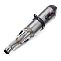 Scarico compatibile con Moto Morini Gran passo 1200 2008-2011, Gpe Ann. titanium, Scarico omologato, silenziatore con db killer estraibile e raccordo specifico