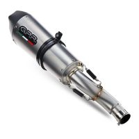 GPR escape compatível com ApriliaRS 45720242025New Gpe titaniumScarico completo racing, fornito con db killer estraibile e collettore, non conforme per uso stradale