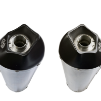 Scarico compatibile con Ducati Multistrada 1100 2007-2009, Gpe Ann. titanium, Coppia di terminali di scarico omologati, forniti con db killer removibili e raccordi specifici