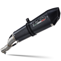 Exhaust compatible with Bmw F 800 R 2009-2014, Gpe Ann. Poppy, Homologated legal slip-on exhaust including removable db killer and link pipe 