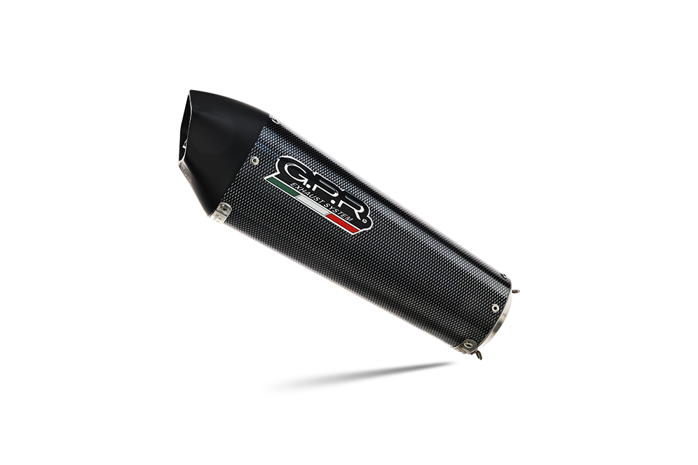 Exhaust compatible with Yamaha XSR900 2016-2021, GP Evo4 Poppy, Homologated legal full system exhaust, including removable db killer and catalyst 