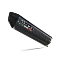 Exhaust compatible with Yamaha XSR900 2016-2021, GP Evo4 Poppy, Homologated legal full system exhaust, including removable db killer and catalyst 