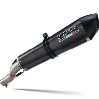 Scarico compatibile con Moto Guzzi Breva 1100 4V 2005-2010, Gpe Ann. Poppy, Scarico omologato, silenziatore con db killer estraibile e raccordo specifico