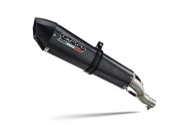 Exhaust compatible with Bmw K 1300 Gt 2009-2011, Gpe Ann. Poppy, Homologated legal slip-on exhaust including removable db killer and link pipe 