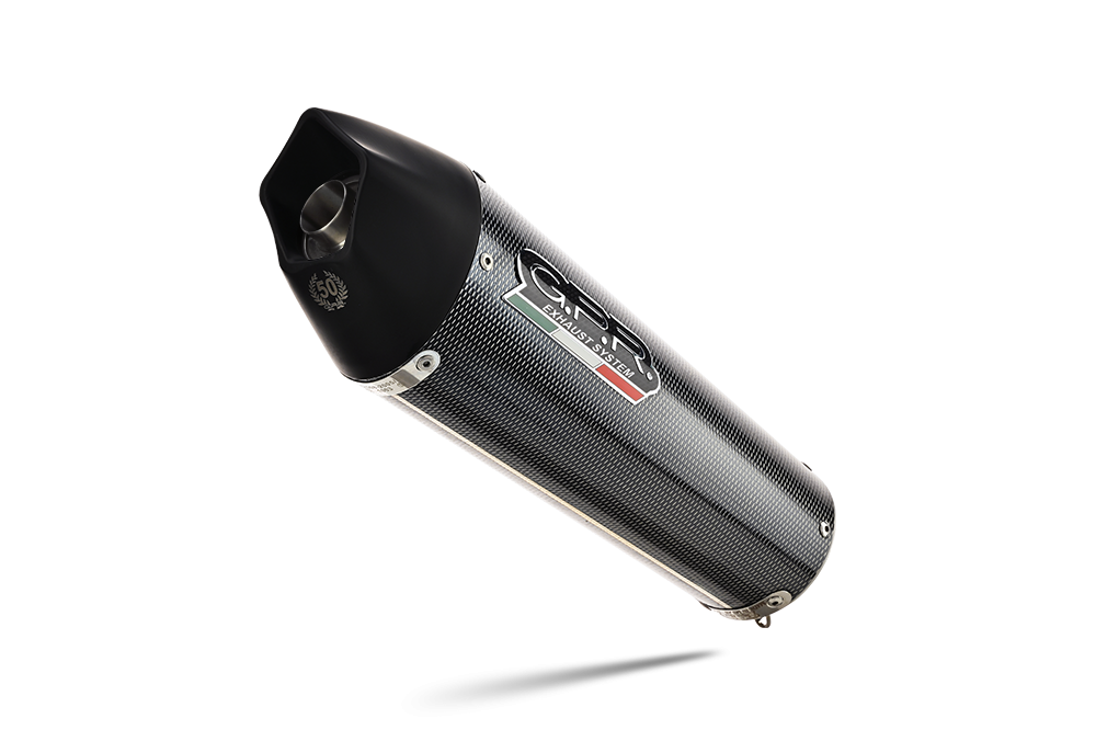 Exhaust compatible with Yamaha XSR900 2016-2021, GP Evo4 Poppy, Homologated legal full system exhaust, including removable db killer and catalyst 