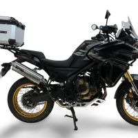 TOP CASE - BAULETTO GPR TECH COMPATIBILE CON Voge 625DSX 2024/2026 e5 GPR TECH BAULETTO TOP CASE ALPI-TECH 35 LT. COLORE ARGENTO CON PIASTRA SPECIFICA 