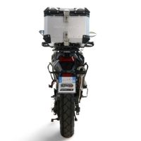 Top case GPR TECH compatible with  Voge 625DSX 2024/2026 e5 GPR TECH Top case in aluminum, silver color with specific plate included Capacity 35 LT.