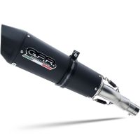 Scarico GPR compatibile con  Aprilia RS 457 2024-2025, New Grand Prix Evo Black Titanium, Scarico completo omologato,fornito con db killer estraibile,catalizzatore e collettore