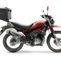 TOP CASE - BAULETTO GPR TECH COMPATIBILE CON Hero Xpulse 200 BS6 4V 2021/2024 E5 GPR TECH BAULETTO TOP CASE ALPI-TECH 35 LT. COLORE NERO CON PIASTRA SPECIFICA 