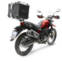 TOP CASE - BAULETTO GPR TECH COMPATIBILE CON Hero Xpulse 200 BS6 4V 2021/2024 E5 GPR TECH BAULETTO TOP CASE ALPI-TECH 35 LT. COLORE NERO CON PIASTRA SPECIFICA 