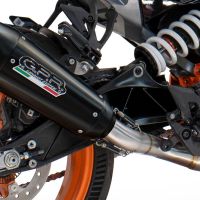 Scarico compatibile con Husqvarna Vitpilen 401 2024-2025, GP-Revo Black Titanium, Scarico omologato, silenziatore con db killer estraibile e raccordo specifico