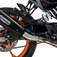 Scarico compatibile con Kawasaki Z 650 RS 2024-2025, GP-Revo Black Titanium, Scarico completo omologato per il rumore,fornito con db killer,catalizzatore conforme alla revisione e collettore