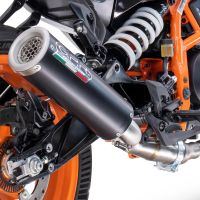 Scarico compatibile con Husqvarna Svartpilen 401 2024-2025, M3 Black Titanium, Scarico omologato, silenziatore con db killer estraibile e raccordo specifico