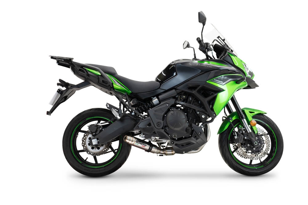Exhaust compatible with Kawasaki Versys 650 2023-2025, Deeptone Inox, Racing full system exhaust 